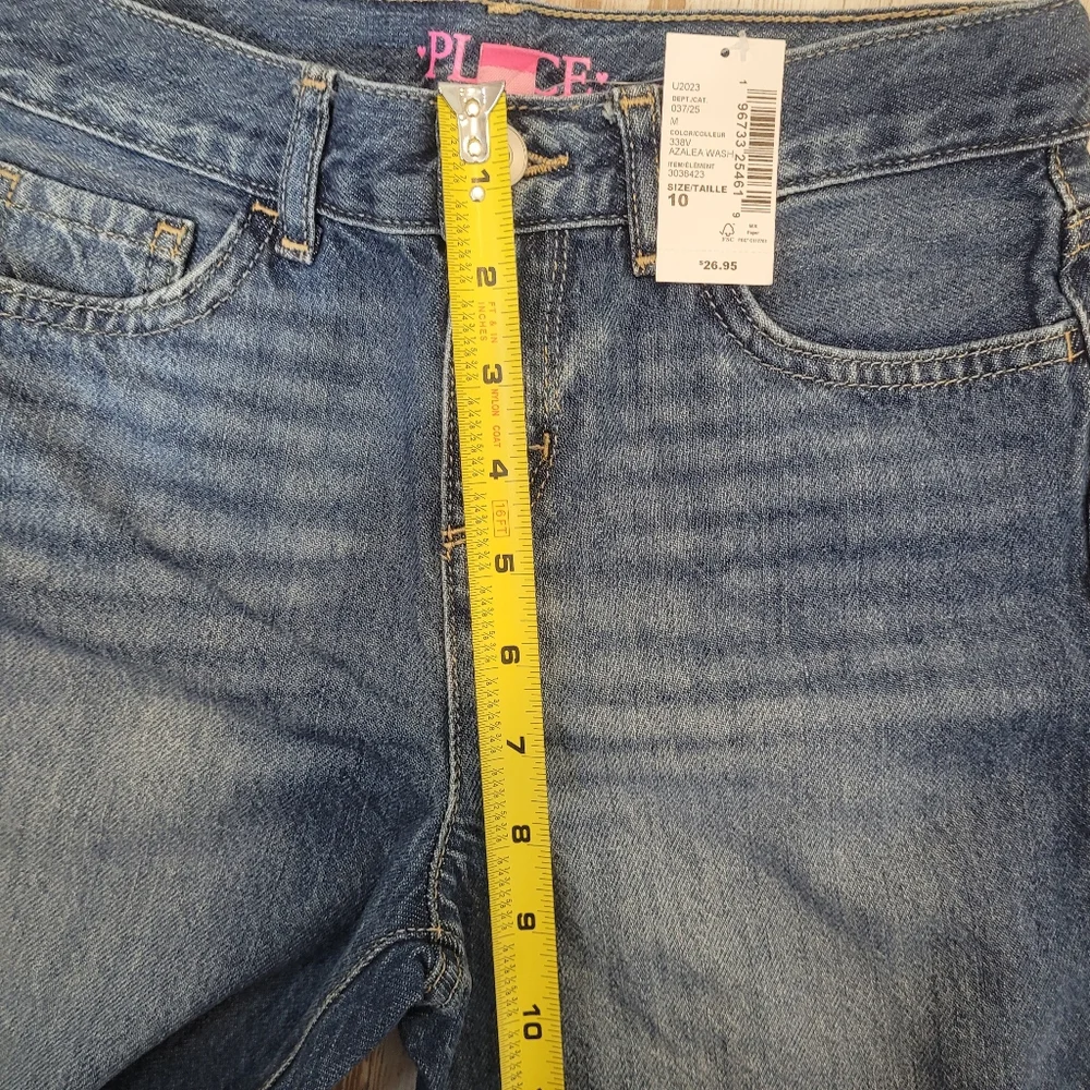 NWT Girl’s The Children’s Place Denim Midi Shorts Size 10